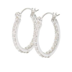 Elegant Silver Hoop Earrings